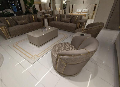 3+1-zits luxe bankstel compleet set bankbank moderne set woonkamer